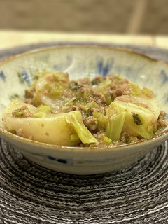 まるごと!かぶと挽肉のあんかけ-レシピのメイン写真