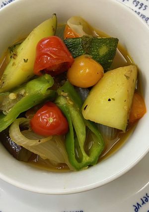 ミニトマト夏野菜のラタトゥーユ風-レシピのメイン写真