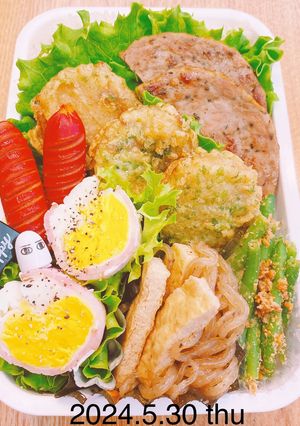 男子大学生お弁当★017-レシピのメイン写真
