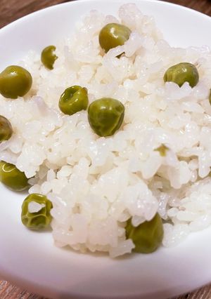 春の香りのグリーンピースごはん-レシピのメイン写真