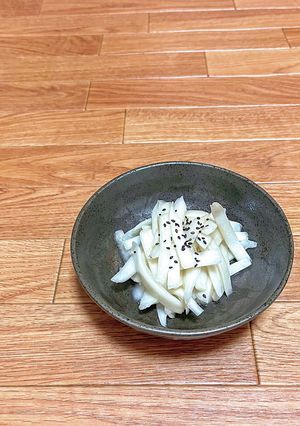 かぶの皮の塩きんぴら-レシピのメイン写真