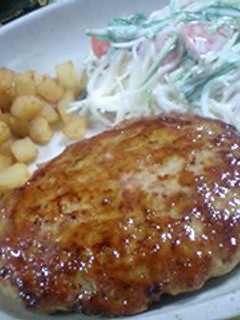 軟骨入り☆照り焼きチキンレンコンバーグ-レシピのメイン写真