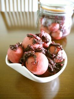 歯応えバッチリ☆青梅で作る梅漬け♪-レシピのメイン写真