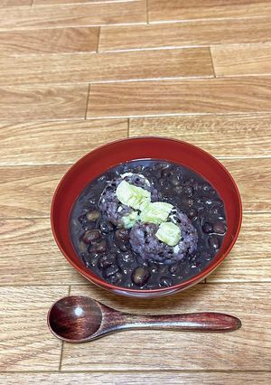黒米もちのぜんざい-レシピのメイン写真