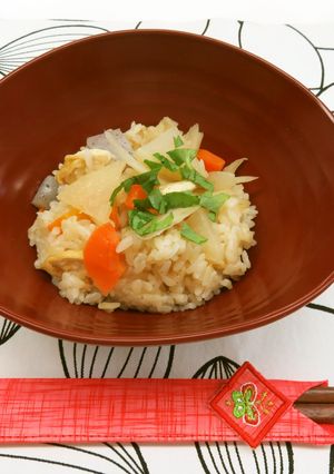 根菜ミックスの炊き込みご飯ｂｙ草津市-レシピのメイン写真