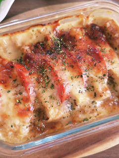 豆乳入り厚揚げとトマトのグラタン-レシピのメイン写真