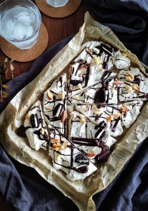 チョコ好きさんのグリークヨーグルトバーク-レシピのメイン写真