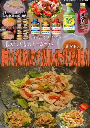 美味ドレともみじおろしで豚しゃぶサラダ！-レシピのメイン写真