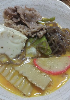 めんつゆで作るすき焼きの味のような鍋-レシピのメイン写真