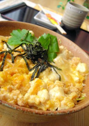 ふわふわ豆腐の親子丼-レシピのメイン写真