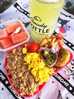 JK弁当5/30 そぼろごはん-レシピのメイン写真