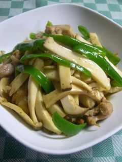 エリンギと鶏肉の柚子こしょう炒め-レシピのメイン写真