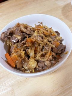 焼肉のタレで簡単牛肉炒め-レシピのメイン写真
