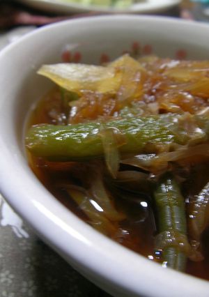 【男の料理】いんげんの鰹節煮-レシピのメイン写真