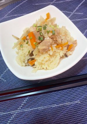 旬なし年中無休な「鶏炊き込みご飯」-レシピのメイン写真