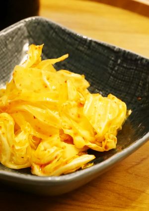 ビールがススむ★ピリ辛キャベツ-レシピのメイン写真