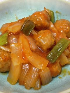 肉団子の酢豚風-レシピのメイン写真