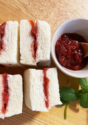いちごジャムサンド-レシピのメイン写真