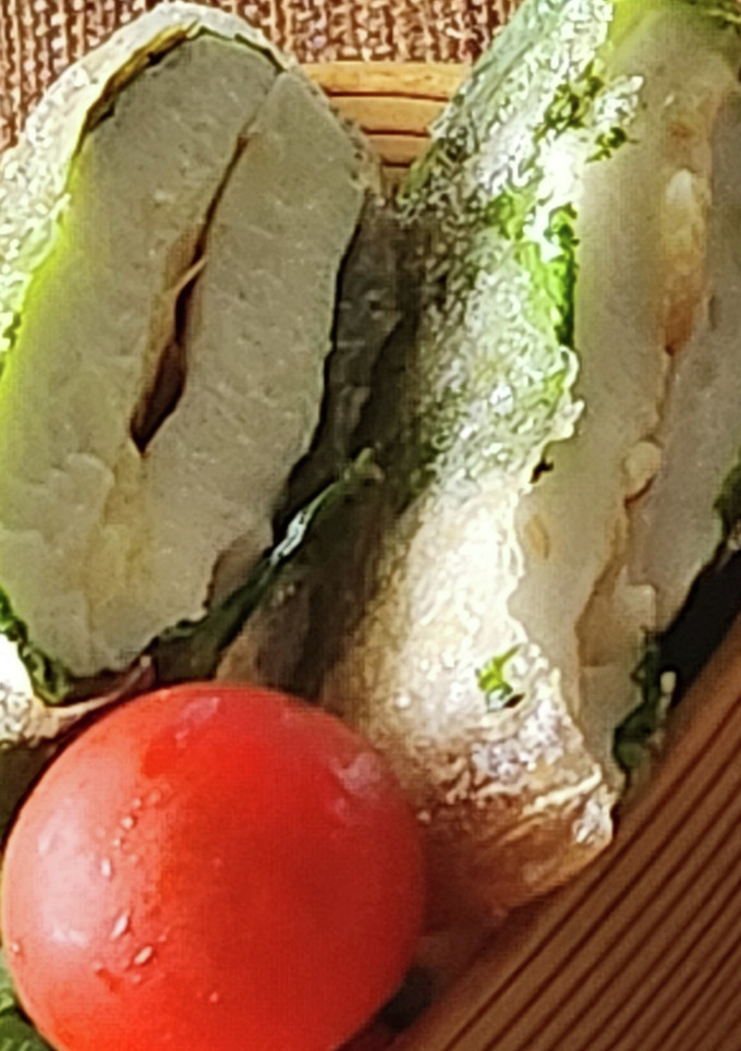 はんぺん梅大葉チーズ生春巻き揚げ☆お弁当-レシピのメイン写真
