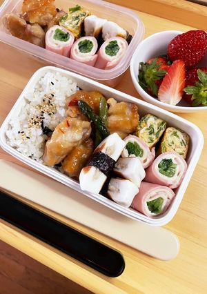 20240530娘ちゃん息子っちのお弁当-レシピのメイン写真
