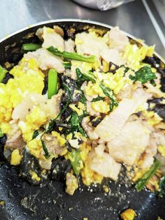 ふわふわ卵と、小松菜、中華炒め-レシピのメイン写真