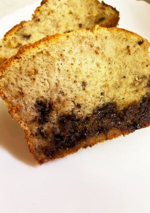 チョコバナナパウンドケーキ 米粉米油使用-レシピのメイン写真