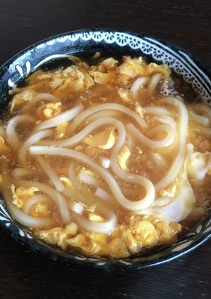 かき玉うどん-レシピのメイン写真