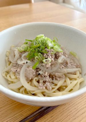 鶏だしで簡単*そぼろあんかけ麺-レシピのメイン写真