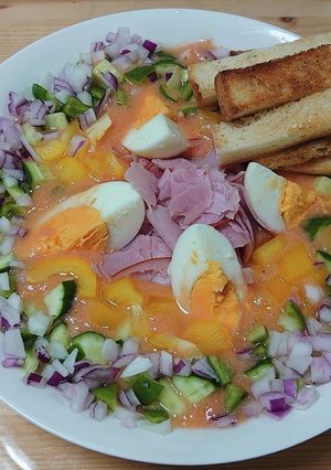 主食☆トマトの冷製スープ ガスパチョ？-レシピのメイン写真