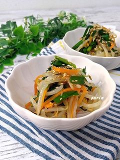 レンジで♪ニラともやしのナムル-レシピのメイン写真
