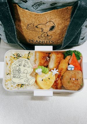 毎日高校男子弁当 クレヨンしんちゃん-レシピのメイン写真