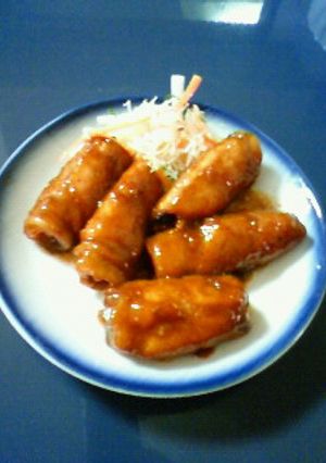なす肉巻甘辛煮-レシピのメイン写真