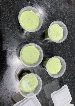 鍋いらず！抹茶プリン（だまあり）-レシピのメイン写真