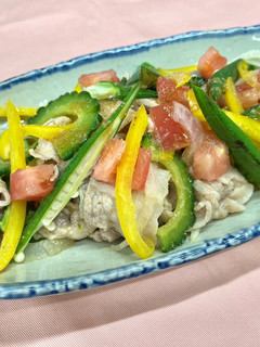 ごま味噌ポン酢豚しゃぶ 夏野菜あえ-レシピのメイン写真