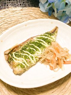 サバの青のりマヨ焼き-レシピのメイン写真