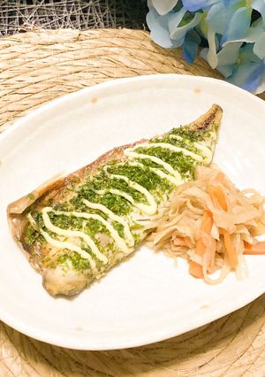 サバの青のりマヨ焼き-レシピのメイン写真