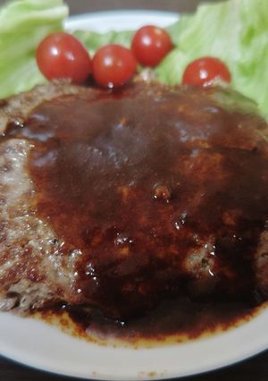 挽き肉そのままステーキ-レシピのメイン写真