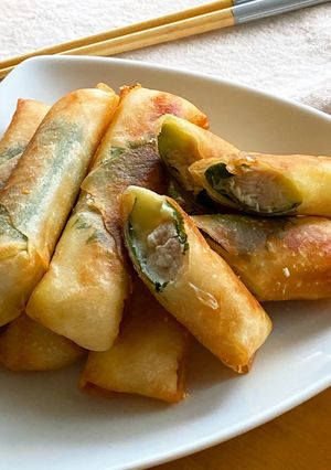 下味しっかり＊ささみとチーズの大葉春巻き-レシピのメイン写真