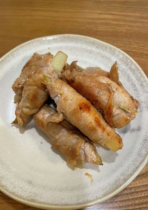 簡単!茗荷の肉巻き-レシピのメイン写真