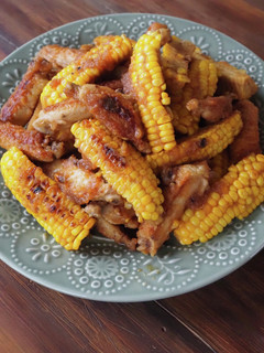 手羽中ととうもろこしの玉ねぎしょうゆ焼き-レシピのメイン写真