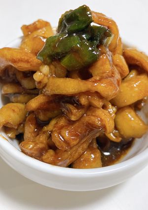 ご飯がすすむ♡鶏皮のぷるぷる煮-レシピのメイン写真