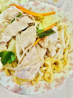 早い!旨い!簡単!豚しゃぶ油そば風うどん-レシピのメイン写真