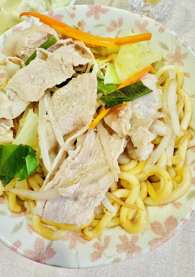 早い！旨い！簡単！豚しゃぶ油そば風うどん-レシピのメイン写真