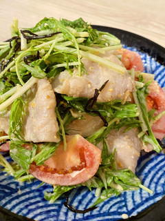 水菜のしゃぶサラダ-レシピのメイン写真