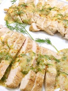 ディルハニーマスタードチキン★動画あり★-レシピのメイン写真