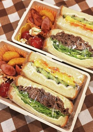 高１男子春期総体3日目の弁当240601-レシピのメイン写真
