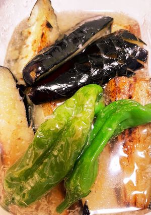 ししとうとナスの白だし生姜煮浸し-レシピのメイン写真