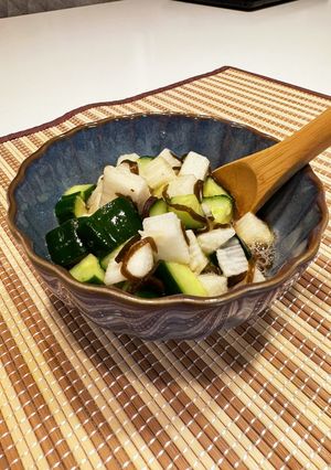 ご飯のお供「山芋(長芋)・きゅうり」-レシピのメイン写真
