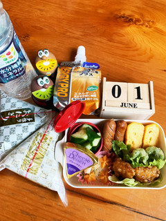 小五次女 お弁当6/1-レシピのメイン写真