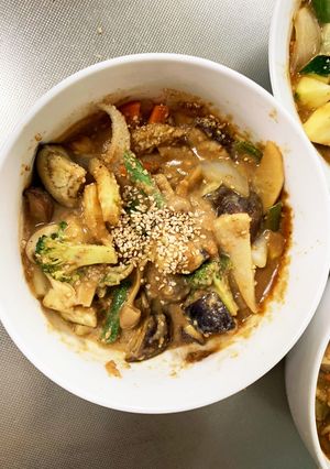 肉無チクワ洋風レモン風味親子丼味野菜炒め-レシピのメイン写真